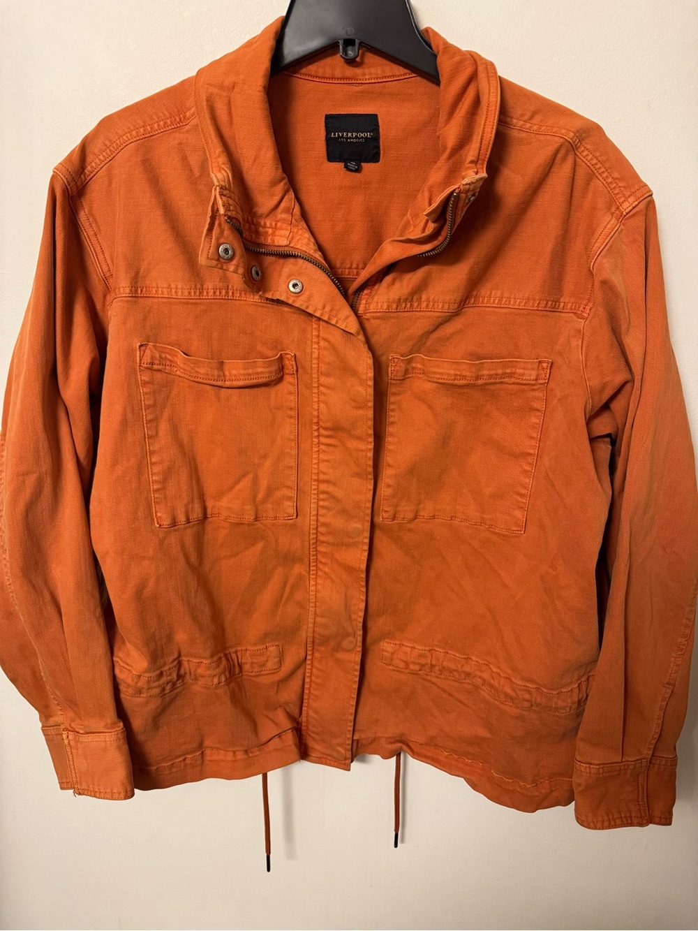 Liverpool Rust-Orange Utility Jacket for Women